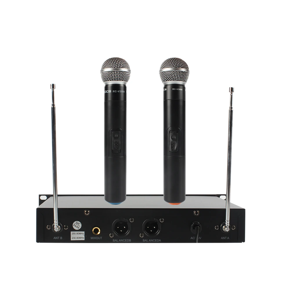  RC-V3000 UHF профессиональный беспроводной микрофон с приемником