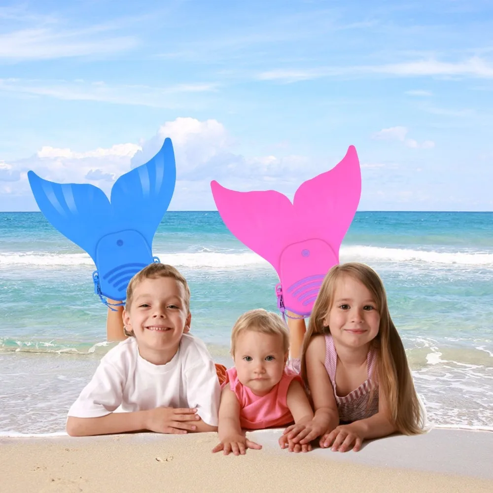 Wholesale best selling birthday Gift for child 3 to 12 years old Diving Equipment Mermaid Swim flipper Monofin