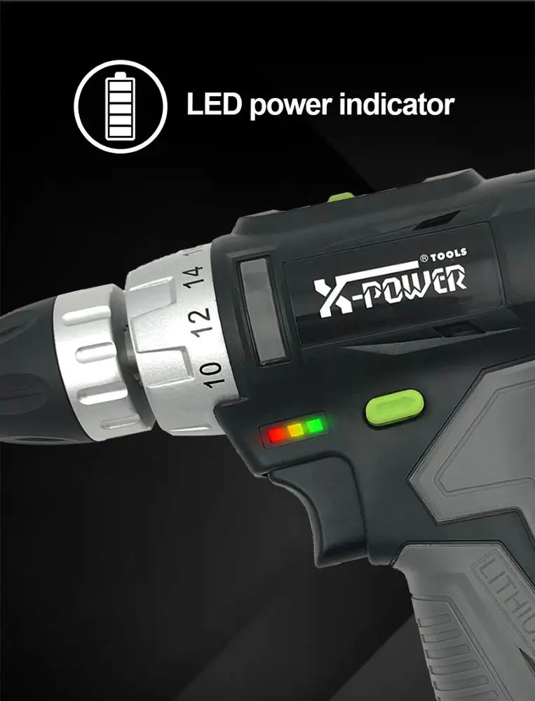 KCD322-C35B 12v 20N.m torque cordless drill hammer kits gearbox rechargeable electronic power combo impact tool set wholesalers