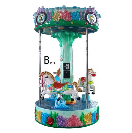 Factory price outdoor commercial kiddie ride carousel ride musical merry go round
