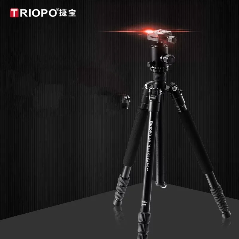 
TRIOPO New All-around Professional Film And Television SLR Tripod T258+D-2 Travel Portable God Artifact Camera Holder 