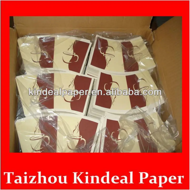 Специально напечатанные бумажный стаканчик вентилятор бумажный стаканчик сырье