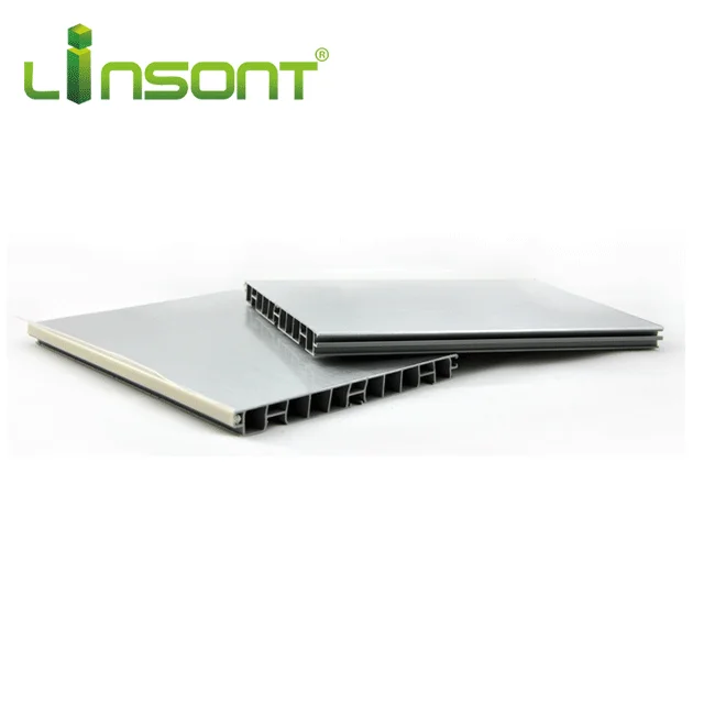 Linsont floor corner cover accessories painted aluminum baseboard pvc skirting board