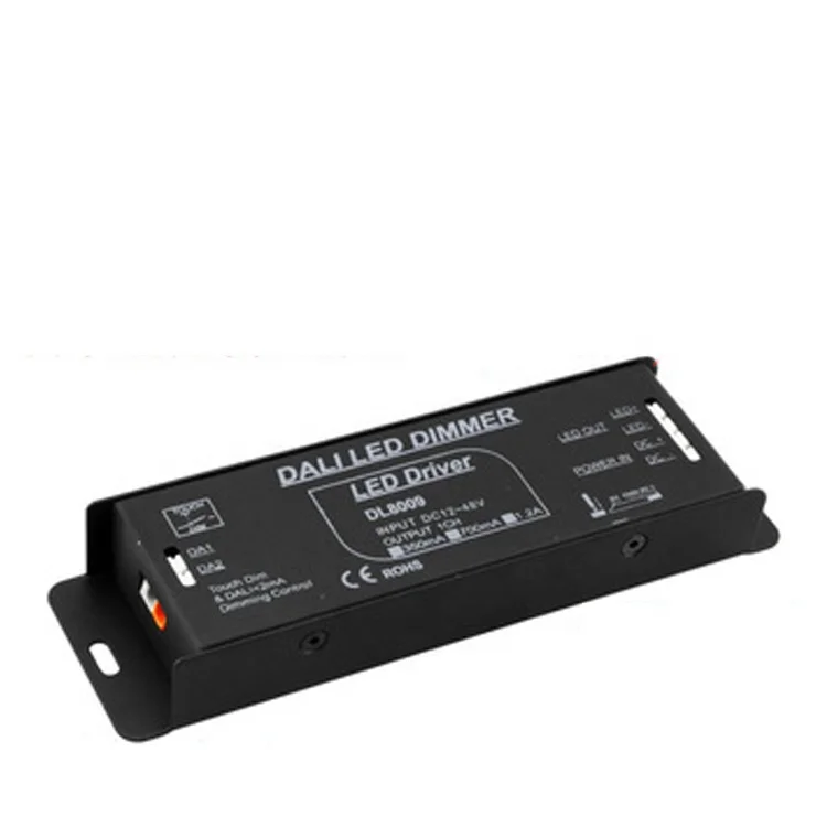 DALI dimmers DALI led driver Dali Constant Current pwm 350mA 700mA 1.2A (Opt) 1Channel 12V 48V pn DL8009