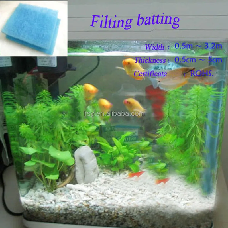 Eco-friendly air filter wadding sheet 50*12 CM in premium filter pad 100% polyester primary filter padding