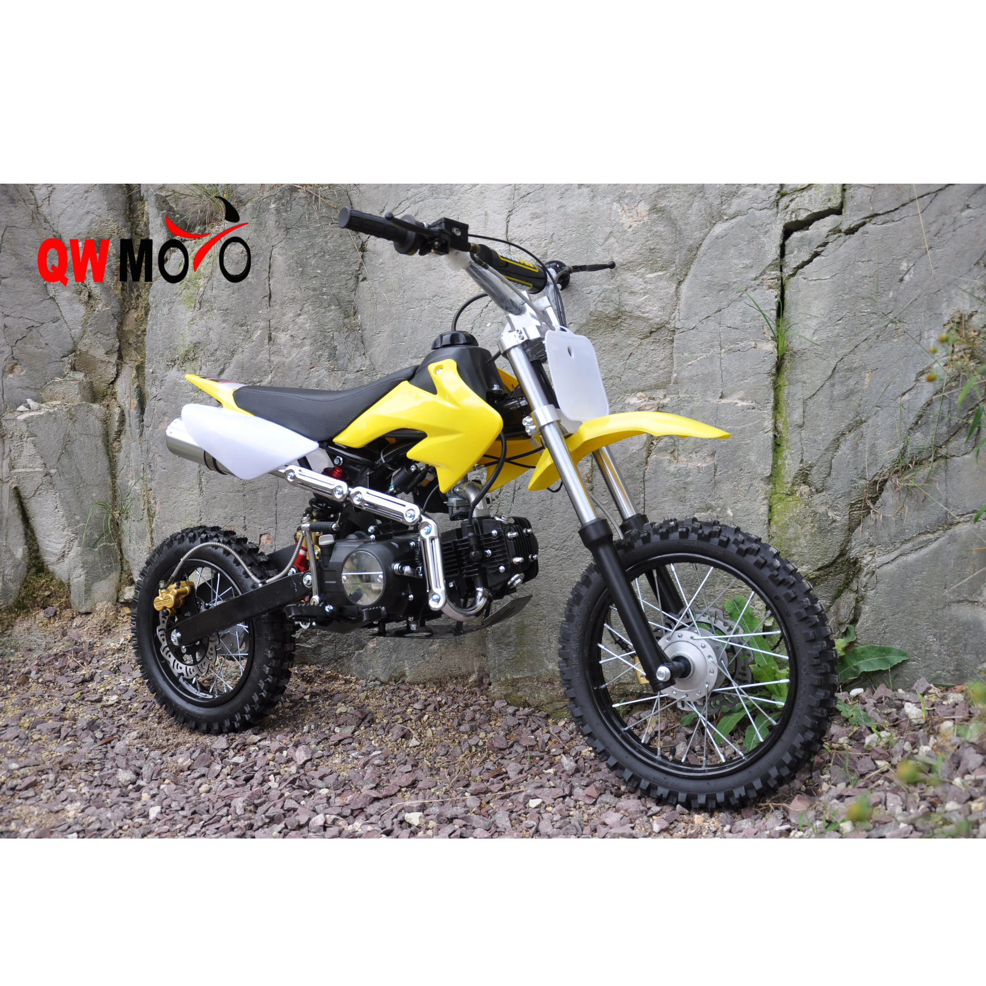 QWMOTO 110cc kids motorcycle off road dirt bike 110CC dirt bike cross moto 110cc mini motorbike