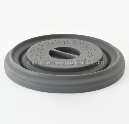 Hot colorful microwave plate cover kitchen gadget Ideal Height Collapsible Splatter Shield Oven Silicone Microwave Cover