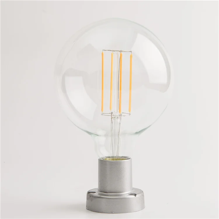 G125 6 Watts Globe Dimmable LED Multi-Filament Light Bulb E26 E27