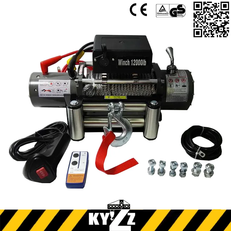 Wholesale mini 12V 24V 500kg 5000lbs small electric winch 110v 220V 240V