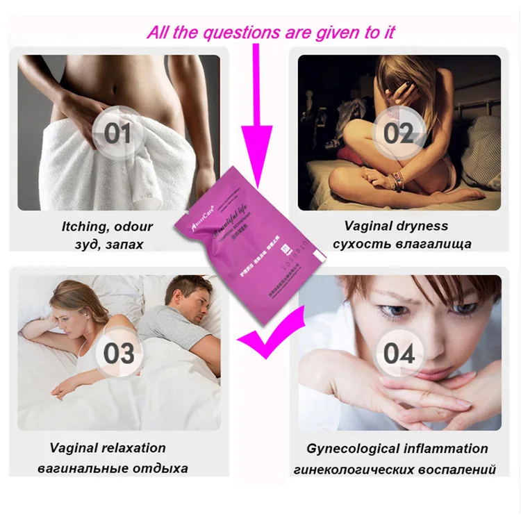 Aneercare Beautiful Life Tampon Vagina Pussy 100% Original Clean Point Tampons Womb Detox pearls