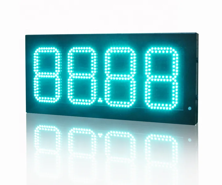 8 inch 4 digits led petrol price sign board with outdoor waterproof IP65
