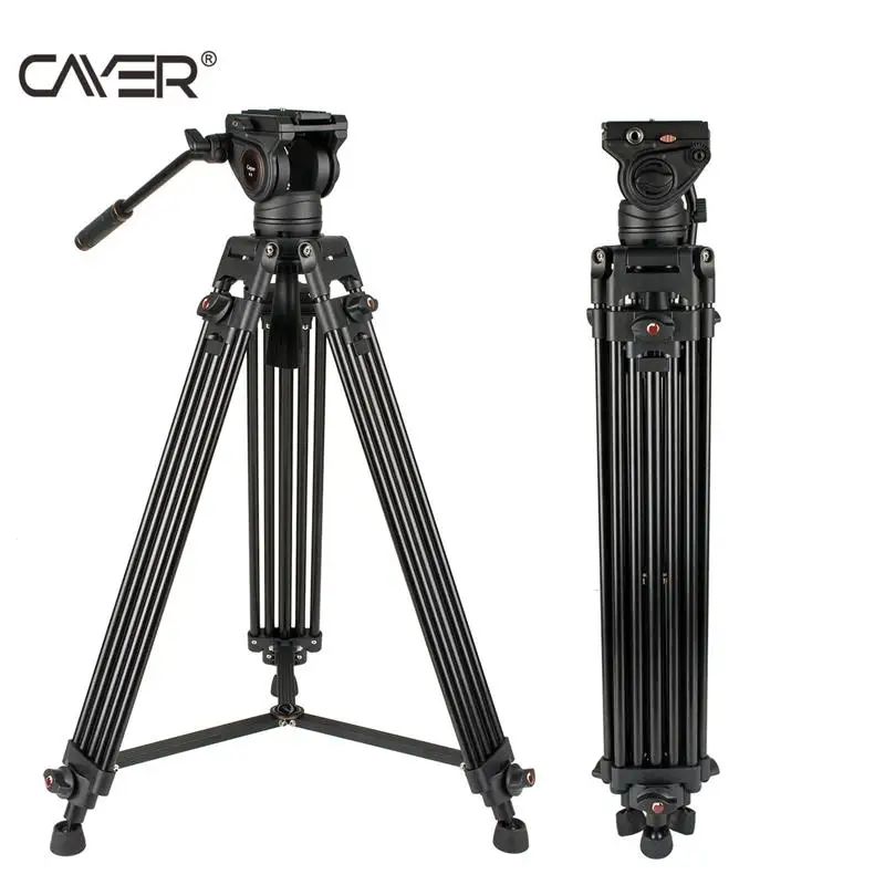 Профессиональный штатив для камеры Cayer BV30L алюминиевый штатив с жидкостной головкой K3 складной штатив