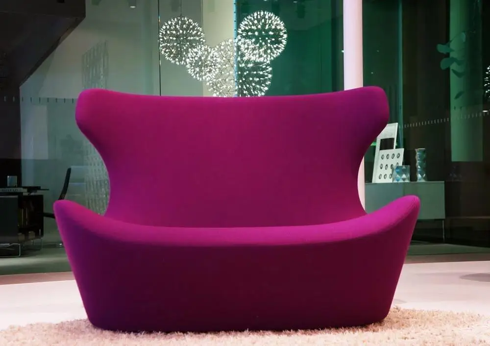 
New Design home furniture two seat b&b italia Grande Papilio sofa 