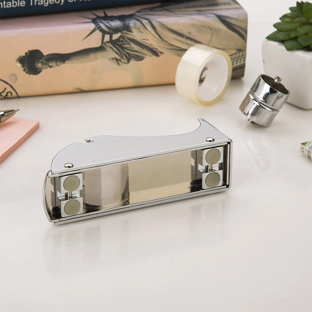 Chrome tape dispenser blade stationery set OEM & ODM