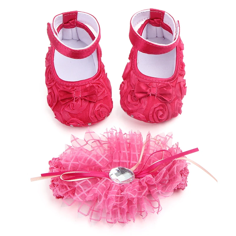 
Wholesale Fancy Hairband And Baby Shoes Set 