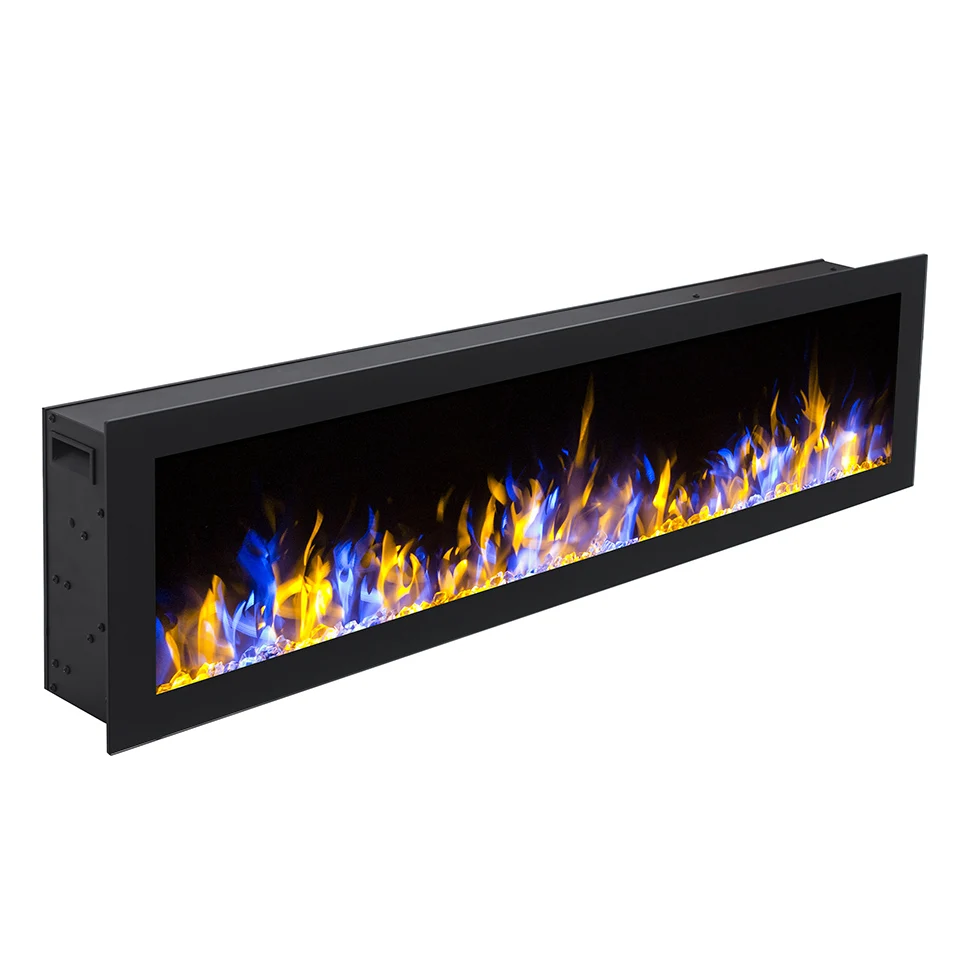 50 inch Flush Wall Mounted Electric Fireplace without Heater
