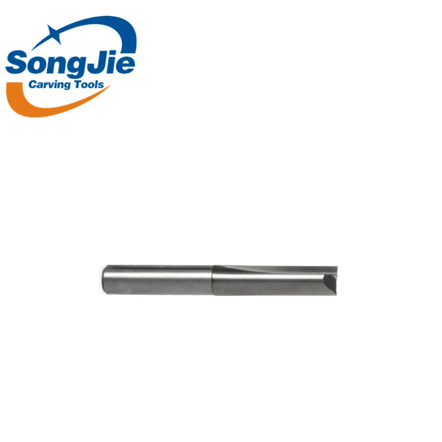 SHK 6mm Double flute straight engraving bits engraving and milling tools with high material