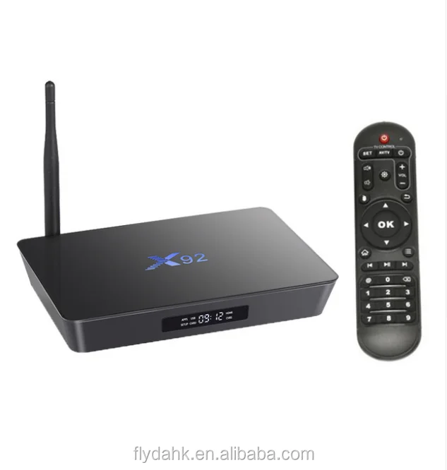 X92 TV Box Amlogic S912 Android 6.0 Octa-Core 2.4GHz/5.0GHz WiFi HD 2.0A USB SD Card Slot Smart TV Box 2G 3G 16G 32GB
