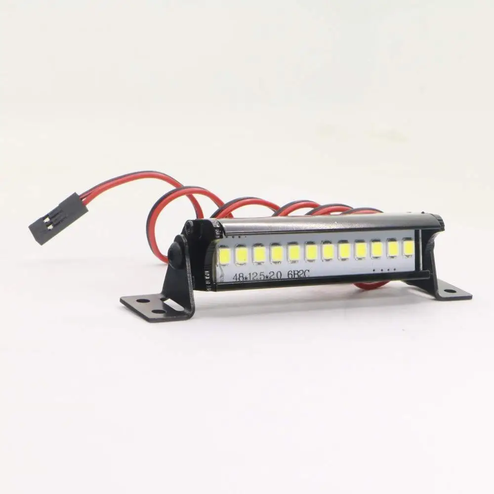 1/10 RC автомобиль крыша Светодиодная лампа бар-Универсальный мини короткий потолочный свет для TRX-4 SCX10 ползаков