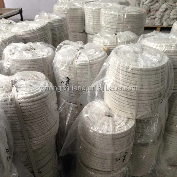 
Tongchuang manufacturer square braided ceramic fiber rope for thermal insulation 