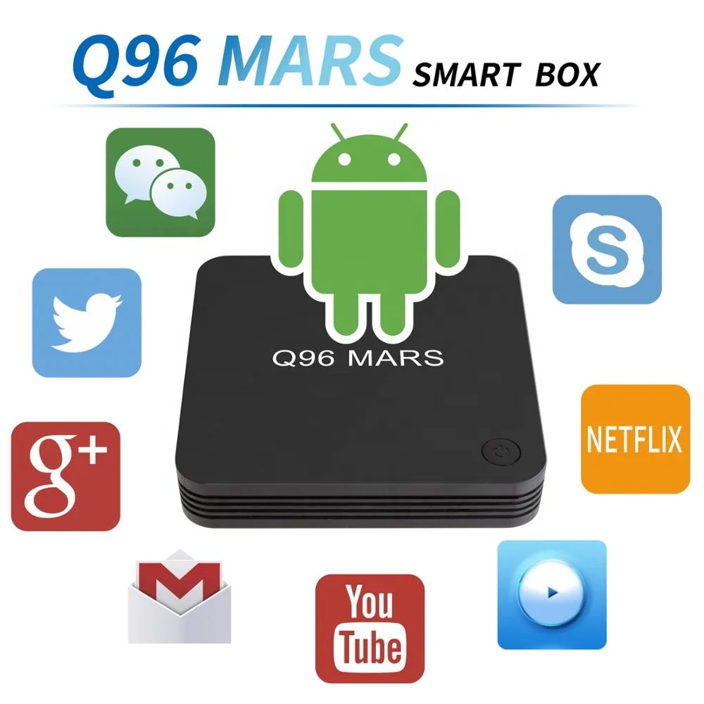  ТВ-приставка Q96 MARS на Android 7 1 S905L четырехъядерный процессор 1/8 ГБ 4K Vp9 H.265 Dlna Hd2.0 3D игровая смарт-ТВ медиа-приставка с американской