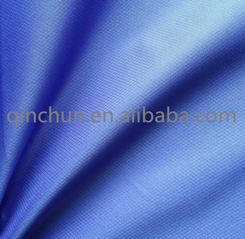 100% polyester diamond shape fabric with waterproof and milky coating for backpack