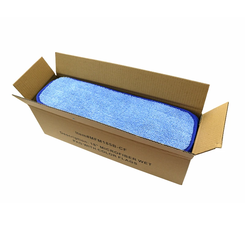 18 inches replacement industrial microfiber mop pad