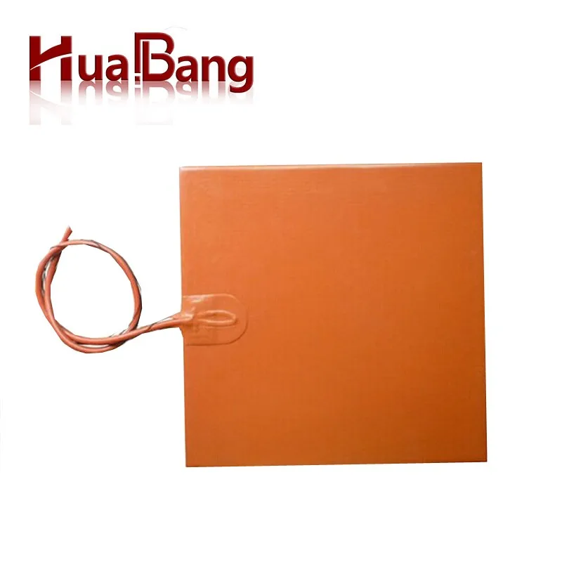Silicone rubber heater micro heating element pressure sensor pad