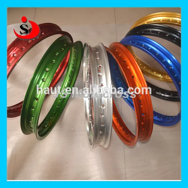 Red motorcycle 16 inch aluminum wheels rims for sale