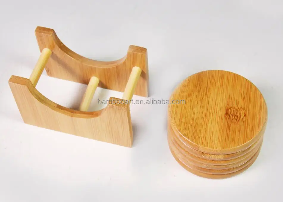 bamboo coaster set