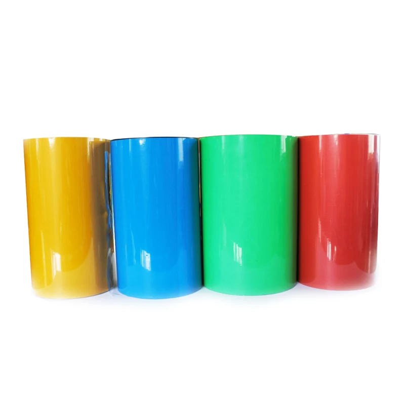 Three Color tto near edge  Barcode Printer Cold Cutter Tinta Compatible wax resin Thermal  transfer ribbon hot stamping foil