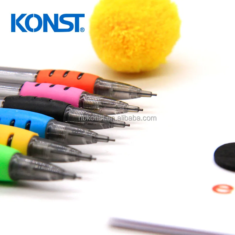 New design custom plastic mechanical pencil / 2B students testing mechanical pencil