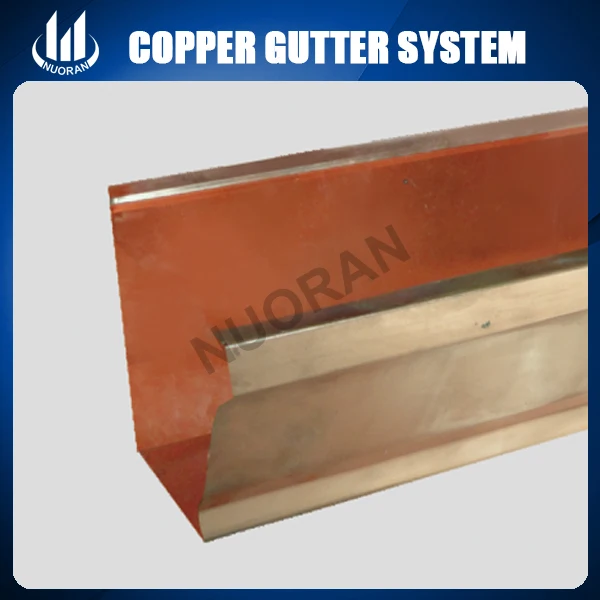 China Supplier Material Roofing 6Inch 7Inch 8Inch alcoa faux Copper System Images Rain Gutters