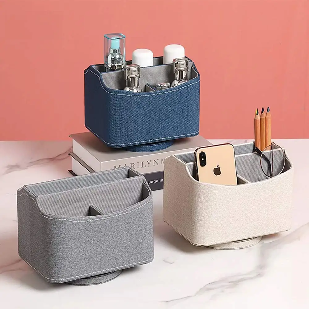 
Creative European High-grade leather multi-color Remote control box makeup holder Mobile phone Remote holder 