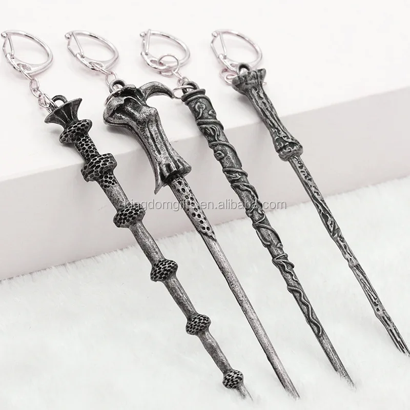 
Magic wand key chain Hermione metal key chain pendant 