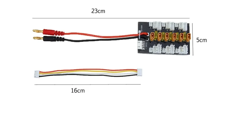 XT30 LiPo Battery Parallel Charging Adapter Board