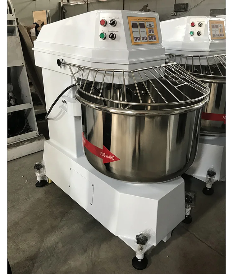 
75 kg bakery wheat flour bread dough spiral mixer kneading machine prices 