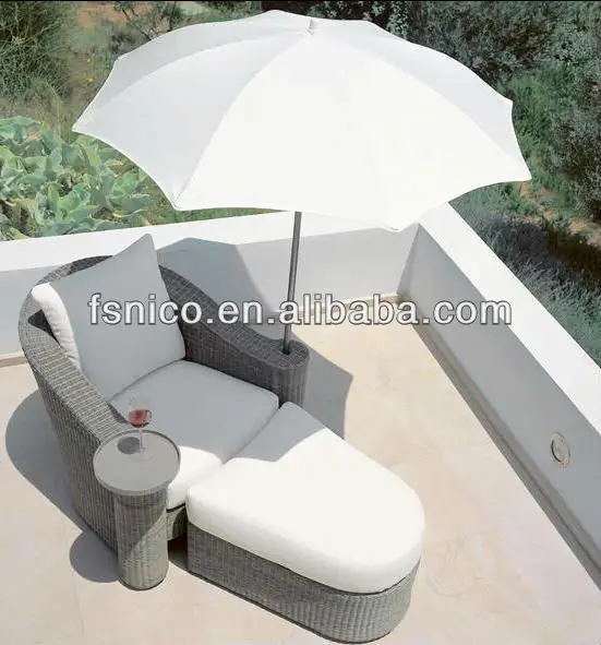 Alibaba furniture rattan with umbrella