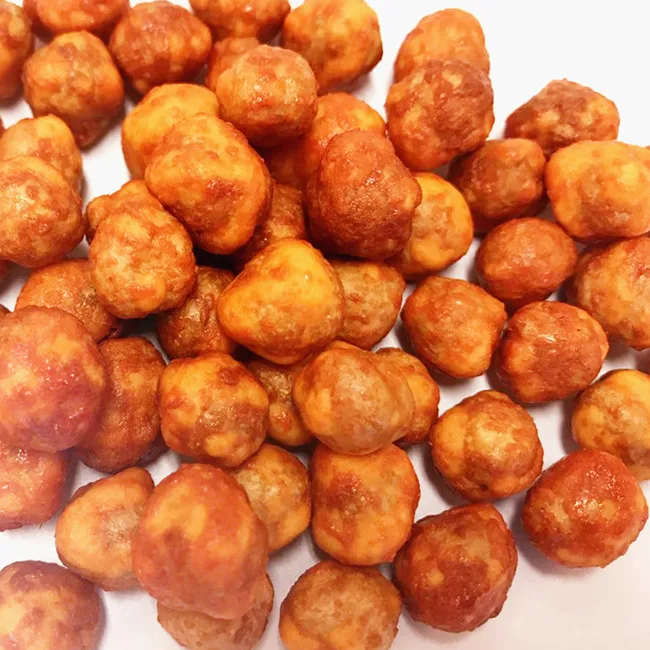 High quality BRC dried coated strawberry wasabi green peas price