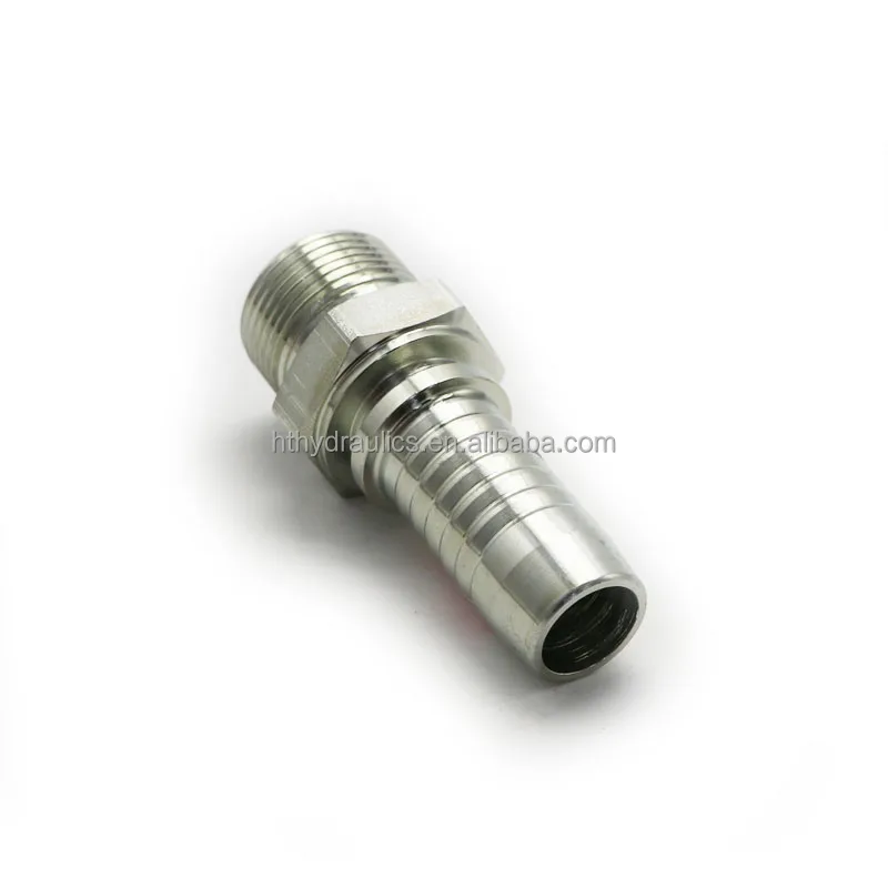 High pressure Hydraulic Bsp male 60 degree cone seat hose fitting 12611 with OEM Services
