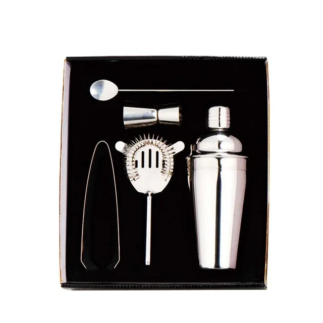 550ml Boston Cocktailshaker Cocktail Set with 5 Pieces of Stainless Steel Bar Set