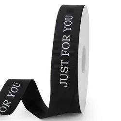 Декоративная лента из полиэстера для упаковки подарков на день Святого Валентина, 25 мм, 50 ярдов