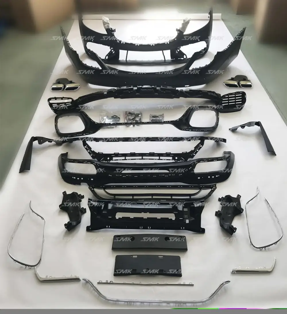 For 2018 M-ercedes S-class S65 W222 Upgraded A-MG Body Kit with Exhaust Tips ,front bumper and rear bumper