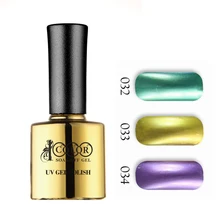 free shipping 6pcs Color 1000 New Fashion Metallic Gel Polish Gel Nail Art 10ml 48 SHINING
