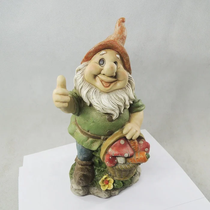 Wholesale Hand-Painted Garden Gnome Mold Statue