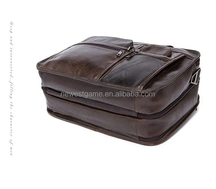 
Retail fashion crossbody shoulder genuine leather business men leather bag supplier free shipping 