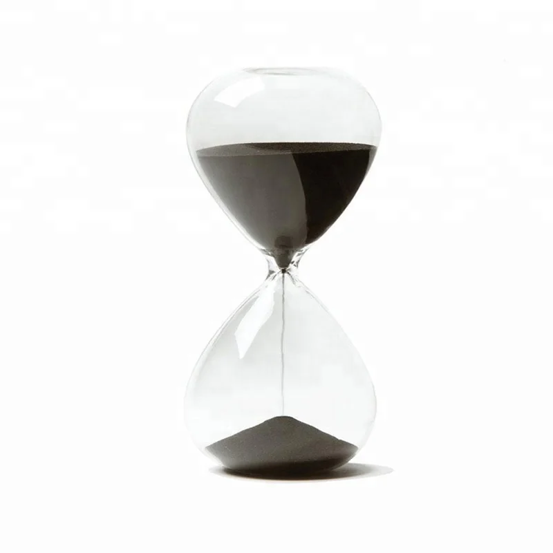 Custom Hot Sales POP Large Hourglass Home Glass Crafts Decoration