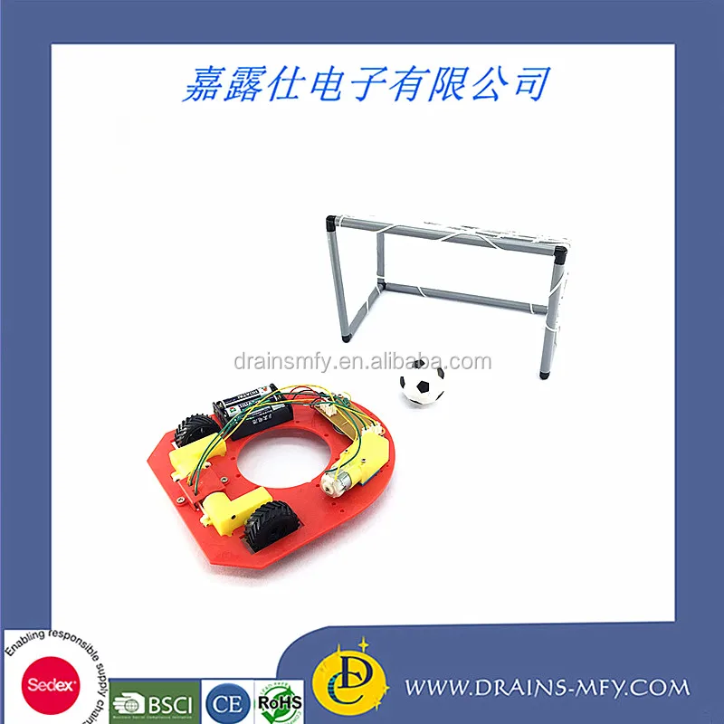 Best sell self assembly DIY electronic football robot toy kit