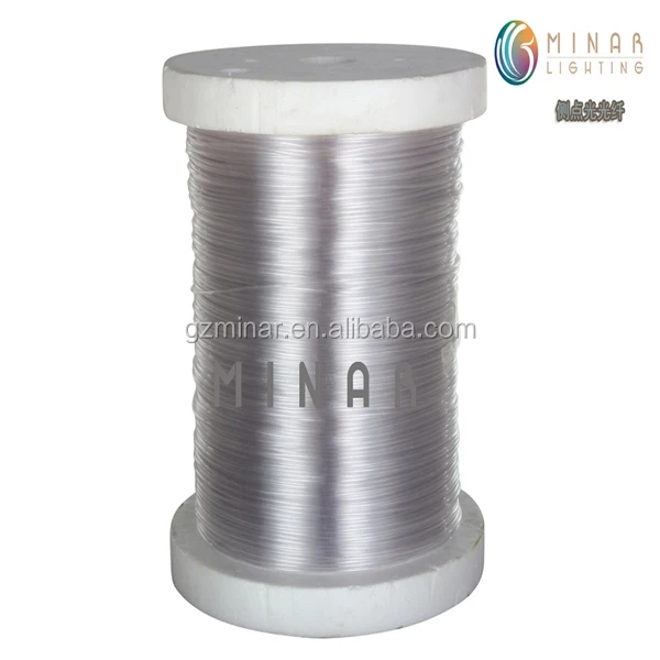 China supplier 3.0mm  PMMA plastic end light optical fiber