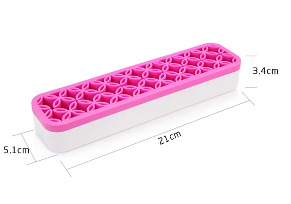 Hot sales OH Sew Organized Stash n Store sewing  notions storage stand holder  Silicone Makeup Brush Holder Cosmetic Organizer